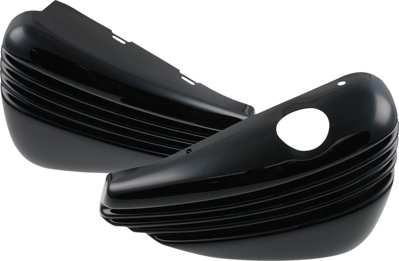 Cult Werk Side Panel Bobber for 2004-2013 Harley-Davidson Black Left Right ABS Plastic Pair