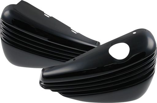 Cult Werk Side Panel Bobber for 2004-2013 Harley-Davidson Black Left Right ABS Plastic Pair