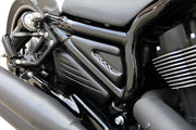 Cult Werk Tank Cover for 2002-2017 Harley-Davidson Gas Tank Cover Black Left Right ABS Plastic Each