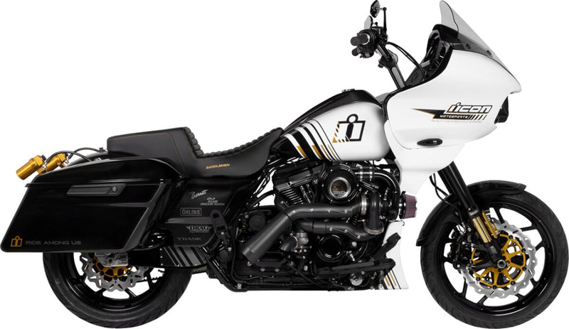 Saddlemen Side Cover for 2009-2025 Harley-Davidson Black Carbon Fibre Left Right Pair
