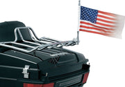 Kuryakyn Vertical Flag Mount Kit In Chrome For 1/2 Inch Tubing