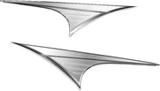 Kuryakyn Side Body Accents In Chrome For Harley-Davidson 2011-2023 Trike Models