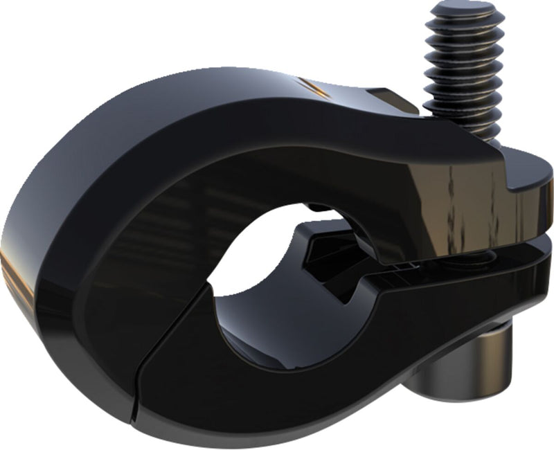 Ciro LED Flagpole Mount Flag Mount Black Rear 1/2" Round