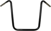 Drag Specialties 14" Black Ape Hanger 1" Handlebars (w/TBW) for 2008-2013 Harley-Davidson Road Glide and 2008-2017 Harley-Davidson Road King Motorcycles
