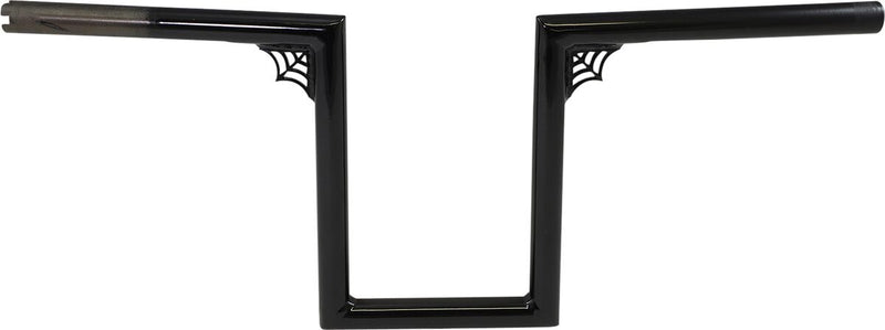LA Choppers 10 Inch Web Z (1 inch) Old School Handlebars in Black