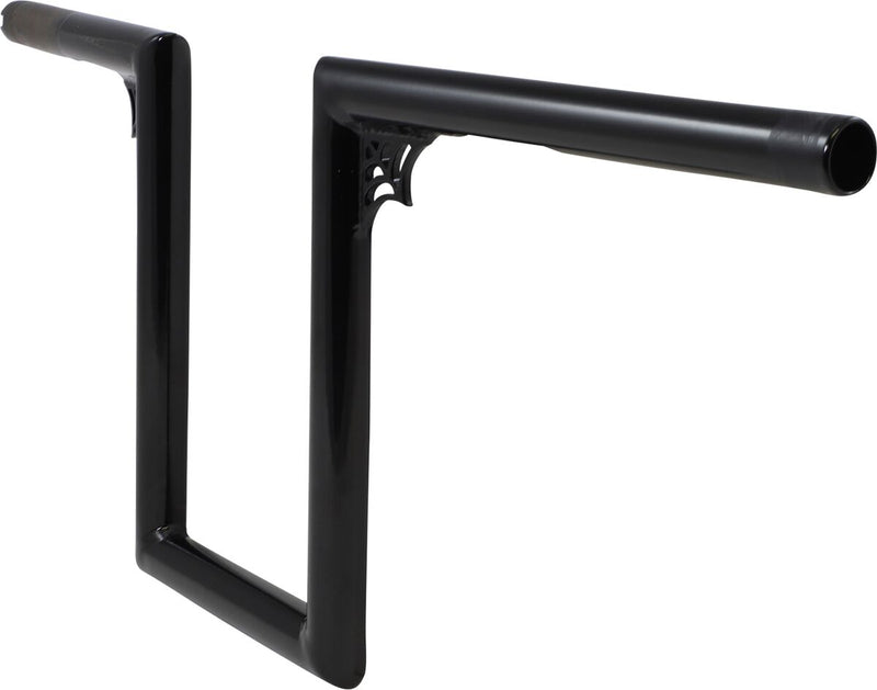LA Choppers 10 Inch Web Z (1 inch) Old School Handlebars in Black