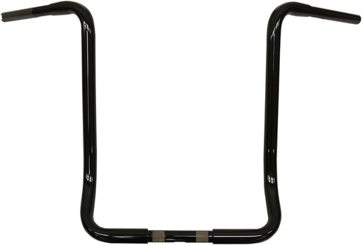 LA Choppers 18 Inch Ape Hanger in Black 1982-2024 Electra Glide & 2008-2023 Street Glide With Batwing Fairing Black| Gloss