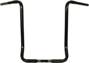 LA Choppers 20 Inch Ape Hanger in Black 1982-2024 Electra Glide & 2008-2023 Street Glide With Batwing Fairing Black| Gloss #LA-7321-20B