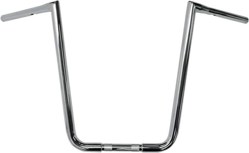 LA Choppers 19 Inch Rise (1-1/4 inch) Big Twin Peaks Handlebars in Chrome #LA-7360-19