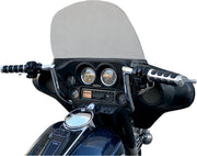 LA Choppers 12 Inch Bagger (1-1/4 inch) Twin Peaks in Chrome For 1982-2024 Electra Glide & 2008-2023 Street Glide With Batwing Fairing #LA-7361-12
