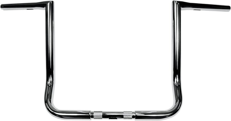 LA Choppers 14 Inch Bagger (1-1/4 inch) Twin Peaks in Chrome For 1982-2024 Electra Glide & 2008-2023 Street Glide With Batwing Fairing Silver #LA-7361-14