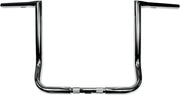 LA Choppers 14 Inch Bagger (1-1/4 inch) Twin Peaks in Chrome For 1982-2024 Electra Glide & 2008-2023 Street Glide With Batwing Fairing Silver