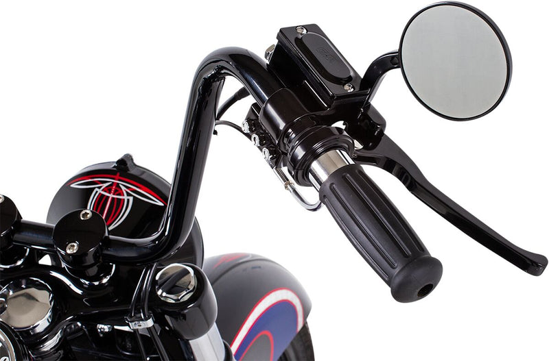 Khrome Werks Black 1 in. Custom Bend Ape Hanger Handlebars
