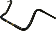 1-1/4" Touring Ape Hanger Handlebar Classic, Touring, Trike Black| Flat Fitment Harley-Davidson #LA-7321-12M