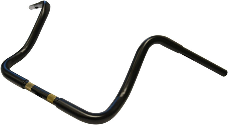 1-1/4" Touring Ape Hanger Handlebar Classic, Touring, Trike Black| Flat Fitment Harley-Davidson #LA-7321-12M