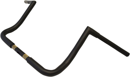 1-1/4" Twin Peaks Touring Handlebar Classic, Touring, Trike Black| Flat