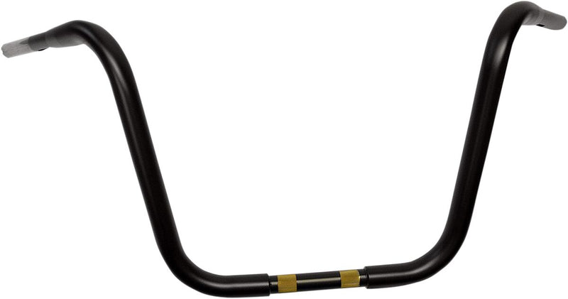 Drag Specialties 1 1/4" Flat Black Buffalo 14 in. Ape Hanger Touring Handlebars for 2008-2013 Harley-Davidson Road Glide and 2008-2017 Harley-Davidson Road King Motorcycles