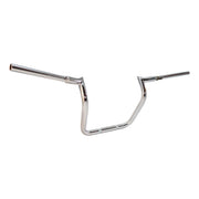Trask 14" Chrome Bro Ape Hanger 1-1/4" Handlebars for 2015-2017 Indian Roadmaster and 2014-2019 Indian Chieftain Motorcycles
