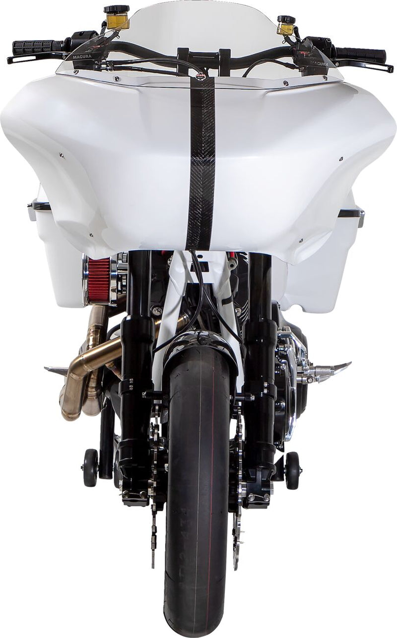 Thrashin Supply Co. Low Bend 1 Inch Dia. Handlebars In Black For 1982-2024 Harley-Davidson