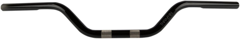 Thrashin Supply Co. Mid Bend 1 Inch Dia. Handlebars In Black For 1982-2024 Harley-Davidson