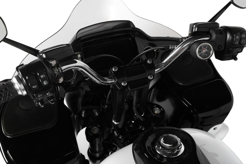 Thrashin Supply Co. High Bend 1 Inch Dia. Handlebars In Chrome For 1982-2024 Harley-Davidson