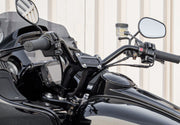 Thrashin Supply Co. High Bend 1 Inch Dia. Handlebars In Black For 1982-2024 Harley-Davidson