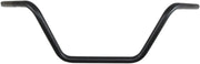 Drag Specialties Flat Black 9 in. Medium-Style 1 in. Handlebar (For use with or w/o TBW)