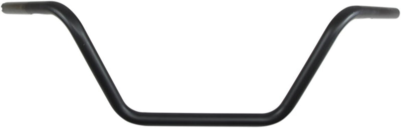Drag Specialties Flat Black 9 in. Medium-Style 1 in. Handlebar (For use with or w/o TBW)