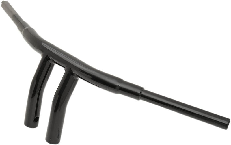 Drag Specialties Gloss Black 7 in. Big Buffalo 1 1/2 in. T-Bar (For use with or w/o TBW)