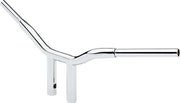 Kage Fighter Welded Straight-Riser Handlebar Chrome #LA-7337-08