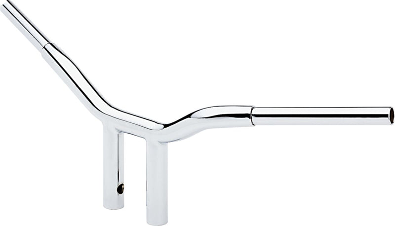Kage Fighter Welded Straight-Riser Handlebar Chrome #LA-7337-08