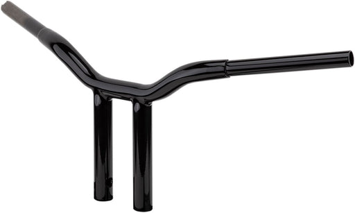 Kage Fighter Welded Straight-Riser Handlebar Black| Gloss