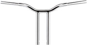 Kage Fighter Welded Straight-Riser Handlebar Chrome #LA-7337-10
