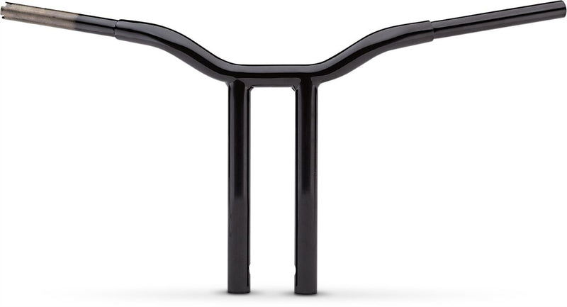 Kage Fighter Welded Straight-Riser Handlebar Black| Gloss