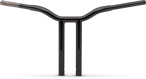 Kage Fighter Welded Straight-Riser Handlebar Black| Gloss