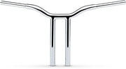Kage Fighter Welded Straight-Riser Handlebar Chrome #LA-7337-14