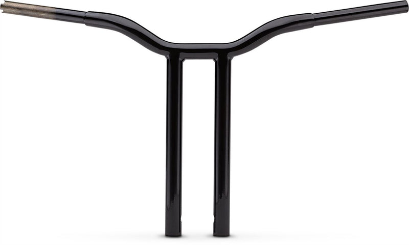 Kage Fighter Welded Straight-Riser Handlebar Black| Gloss