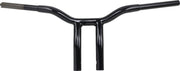 Kage Fighter Welded Bent-Riser Handlebar Black| Gloss #LA-7338-10B