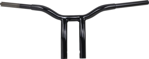 Kage Fighter Welded Bent-Riser Handlebar Black| Gloss
