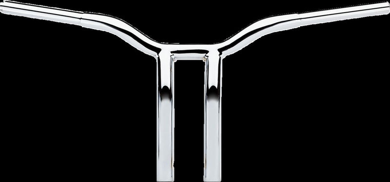 Kage Fighter Welded Bent-Riser Handlebar Chrome