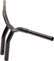 Kage Fighter Welded Bent-Riser Handlebar Black| Gloss #LA-7338-12B