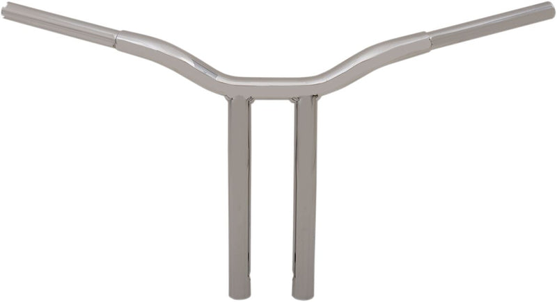 Kage Fighter Welded Bent-Riser Handlebar Chrome #LA-7338-14