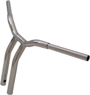 Kage Fighter Welded Bent-Riser Handlebar Chrome #LA-7338-14