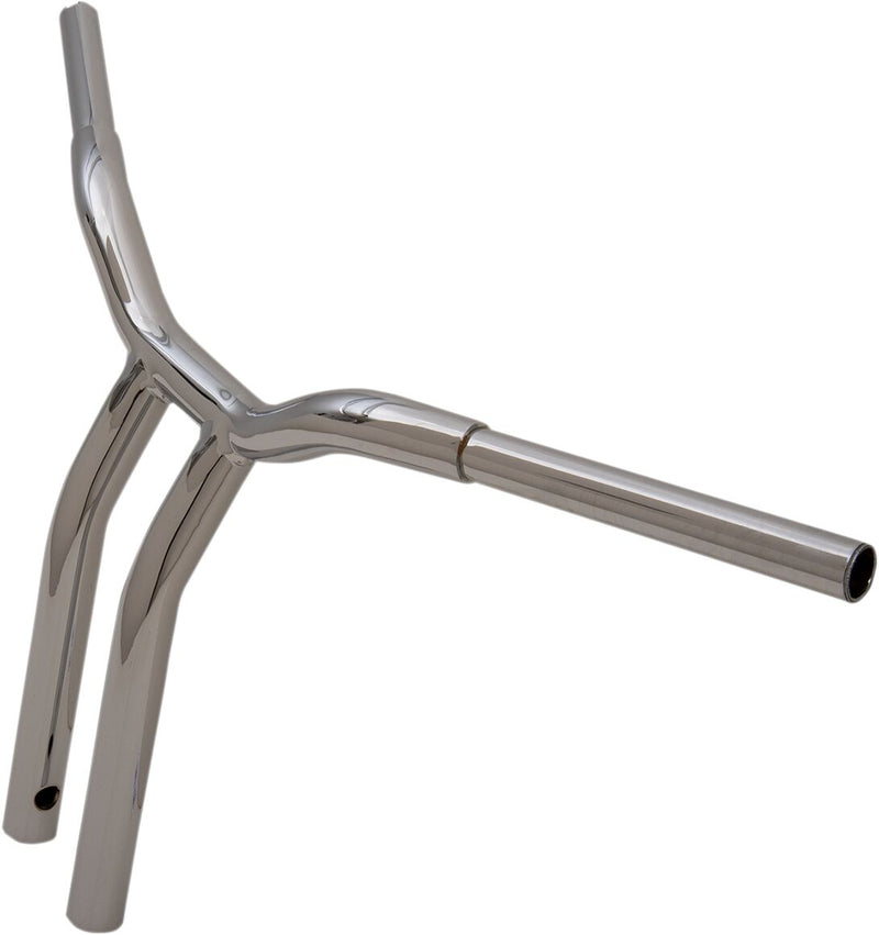 Kage Fighter Welded Bent-Riser Handlebar Chrome #LA-7338-14