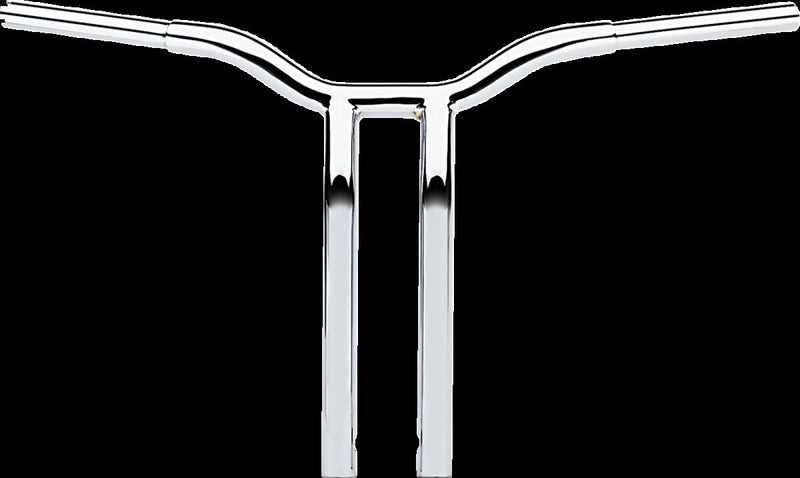 Kage Fighter Welded Bent-Riser Handlebar Chrome #LA-7338-16