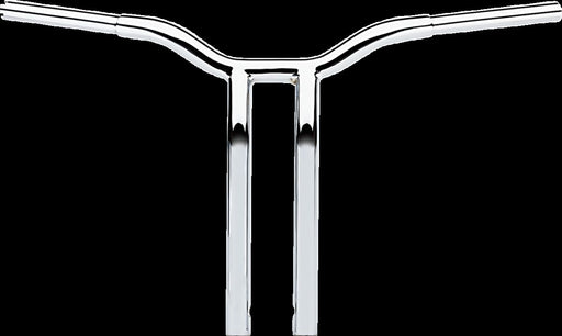 Kage Fighter Welded Bent-Riser Handlebar Chrome