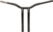 Kage Fighter Welded Bent-Riser Handlebar Black| Gloss