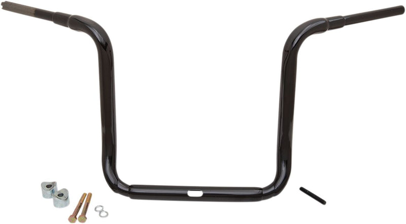 1-1/2" Grande Traditional Ape Hanger Handlebar Classic, Touring Black| Gloss