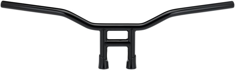 Biltwell Black Electroplated 1 in.Tyson Slotted 8 in. Handlebar