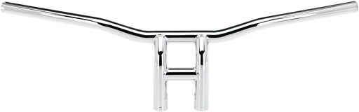 Biltwell Chrome 1 in. Tyson XL Pullback 8 in. Handlebars w/Throttle By Wire